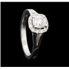 Image 4 : 0.93 ctw Diamond Ring - 14KT White Gold