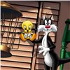 Image 2 : "Spotlight, Sylvester and Tweety" Numbered Limited Edition Giclee from Warner Br