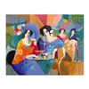 Image 1 : Isaac Maimon, "Cafe Array" Limited Edition Serigraph, Numbered and Hand Signed w