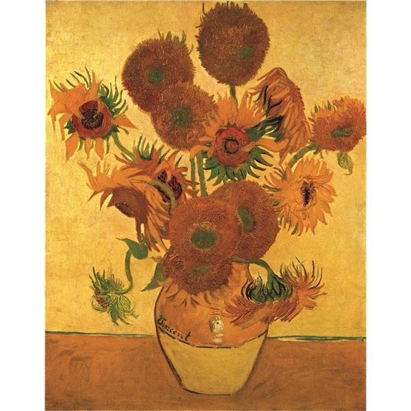 Vincent Van Gogh Vase With Sunflowers