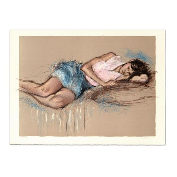 Pecard, "Repose" Limited Edition Lithograph, Numbered and Hand Signed.