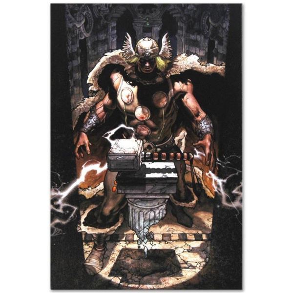 Marvel Comics "Thor: For Asgard #6" Numbered Limited Edition Giclee on Canvas by