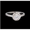 Image 2 : 1.06 ctw Diamond Ring - 14KT White Gold