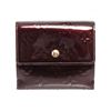 Image 1 : Louis Vuitton Vernis Amarante Patent Leather Elise Wallet