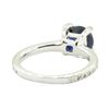 Image 3 : 2.00 ctw Blue Sapphire and Diamond Ring - Platinum