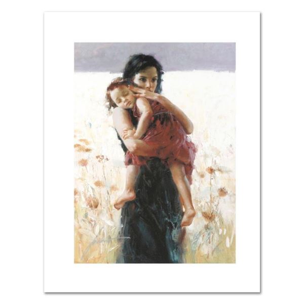 Pino (1931-2010), "Maternal Instincts" Limited Edition on Canvas, Numbered and H