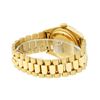 Image 7 : Rolex Mens 18K Yellow Gold Silver Diamond Quickset President Wristwatch With Rol