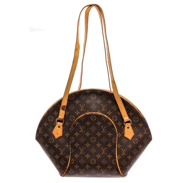 Louis Vuitton Monogram Canvas Leather Ellipse Shopper Bag