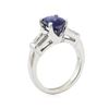 Image 4 : 2.16 ctw Sapphire and Diamond Ring - Platinum