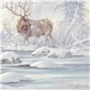 Image 3 : Larry Fanning (1938-2014), "Solstice Rendezvous - Elk" Limited Edition Lithograp