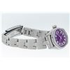 Image 3 : Rolex Ladies Datejust 26 Purple String VS Diamond Oyster Band Polished Serviced