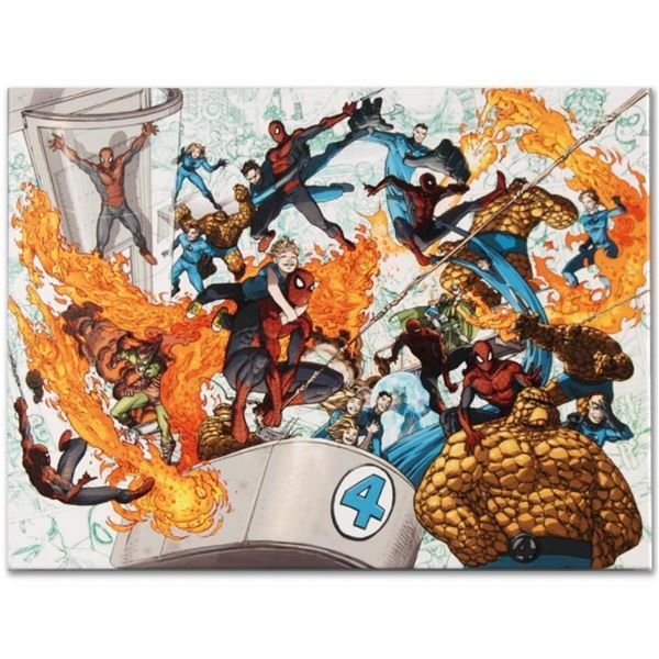 Marvel Comics  Spider-Man/Fantastic Four #4  Numbered Limited Edition Giclee on