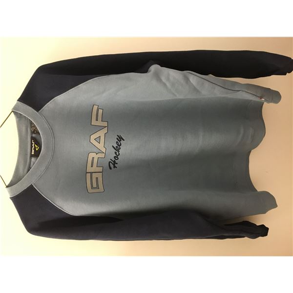 New graff sweater blue sz.med