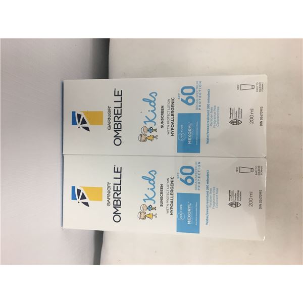 New 2pk ombrelle lotion