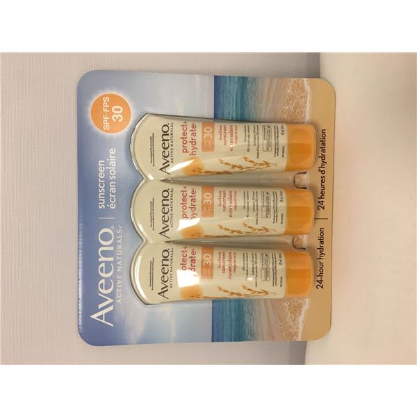 New 3pk aveeno sunscreen