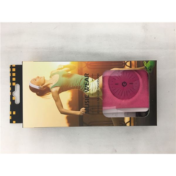 New headband blue tooth pink