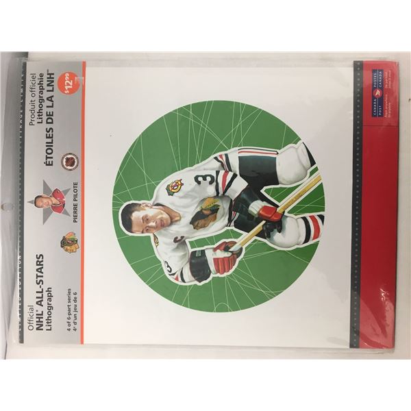 Pierre pilote lithograph w/stamp