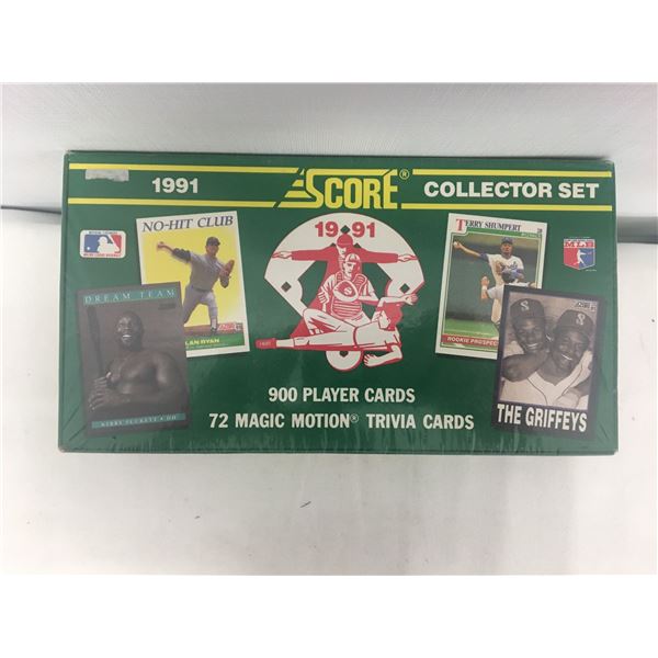 New 1991 score baseball set