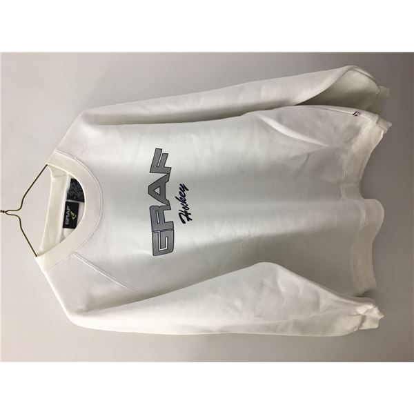 New graff sweater white large