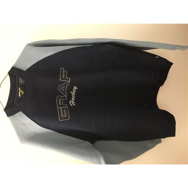 New graff sweater blue large