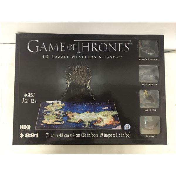 New game of thrones puzzle