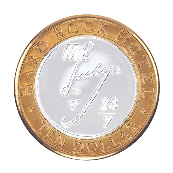 .999 Silver Hard Rock Hotel Las Vegas, Nevada $10 Casino Limited Edition Gaming Token