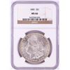 Image 1 : 1885 $1 Morgan Silver Dollar Coin NGC MS66