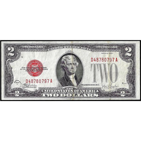 1928F $2 Legal Tender Note