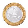 Image 2 : .999 Fine Silver Flamingo Reno, Nevada $10 Limited Edition Gaming Token