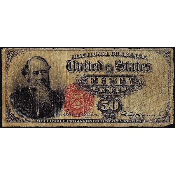 Fourth Issue Fifty Cents Stanton Fractional Currency Note