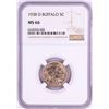 Image 1 : 1938-D Buffalo Nickel Coin NGC MS66