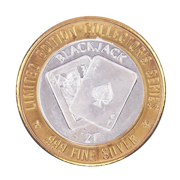 .999 Fine Silver Grand Casino Biloxi, Mississippi $10 Limited Edition Gaming Token