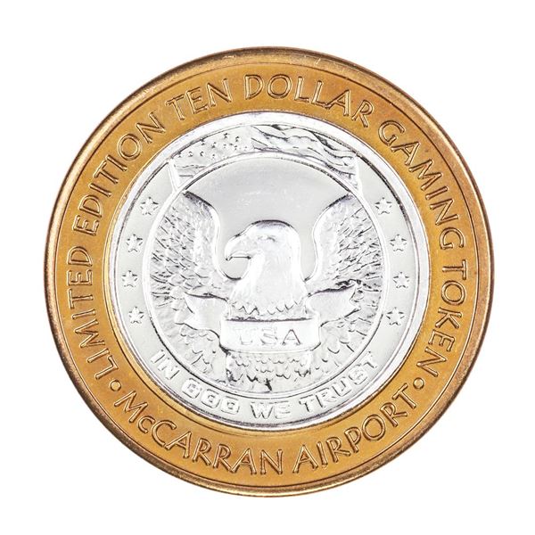 .999 Silver McCarran International Airport Las Vegas, NV $10 Limited Gaming Token