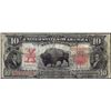 Image 1 : 1901 $10 Bison Legal Tender Note - Tape Repair