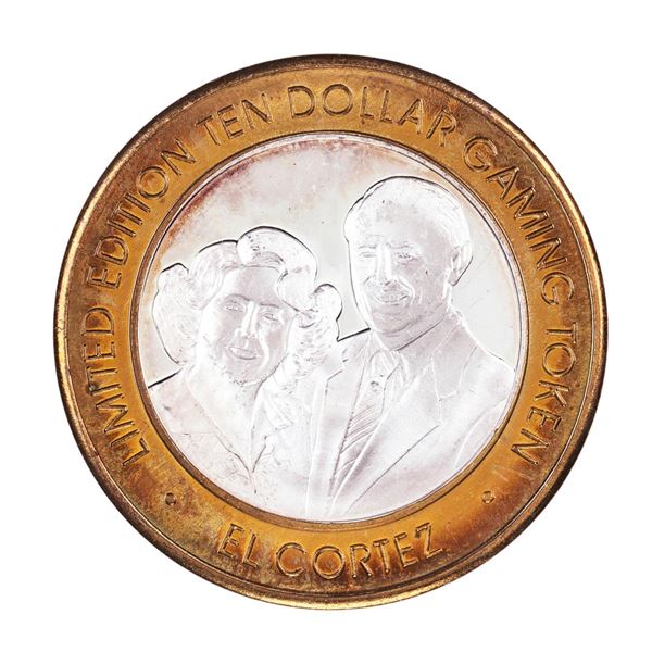 .999 Silver El Cortez Hotel and Casino $10 Limited Edition Gaming Token