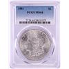 Image 1 : 1881 $1 Morgan Silver Dollar Coin PCGS MS64