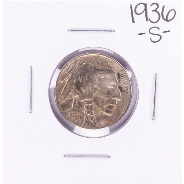 1936-S Buffalo Nickel Coin