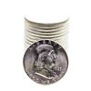 Image 1 : Roll of (20) Brilliant Uncirculated 1963 Franklin Half Dollar Coins