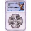 Image 1 : 1985Mo Mexico 1 Onza Libertad Silver Coin NGC MS67
