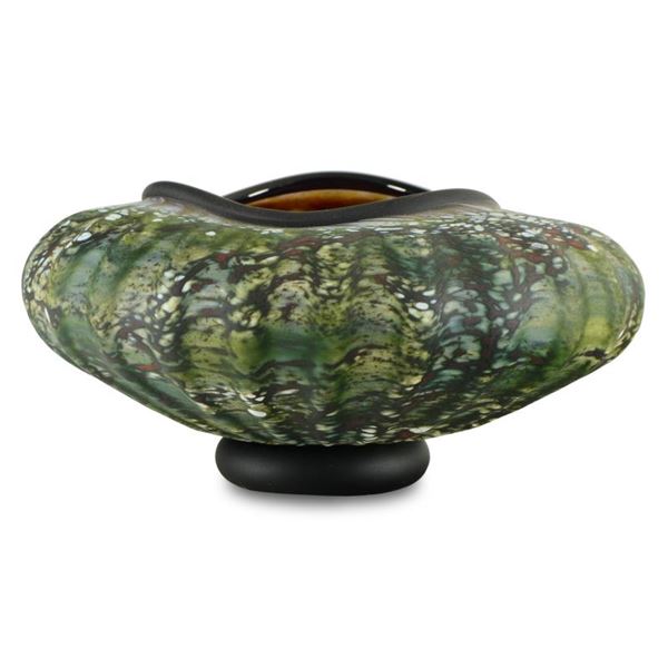 GartnerBlade Glass "Large Primitive Bowl" Hand-Blown Glass Bowl