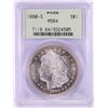 Image 1 : 1880-S $1 Morgan Silver Dollar Coin PCGS MS64 OGH Nice Toning