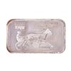 Image 1 : 1986 L.A. County Fair Montclair, CA Limited Edition 1oz .999 Fine Silver Art Bar