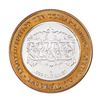 Image 2 : .999 Fine Silver Golden Nugget Las Vegas, Nevada $10 Limited Edition Gaming Token