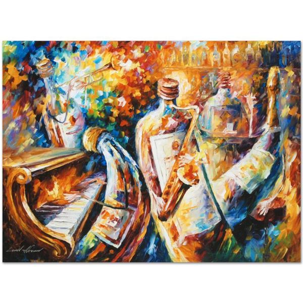 Leonid Afremov (1955-2019) "Bottle Jazz I" Limited Edition Giclee