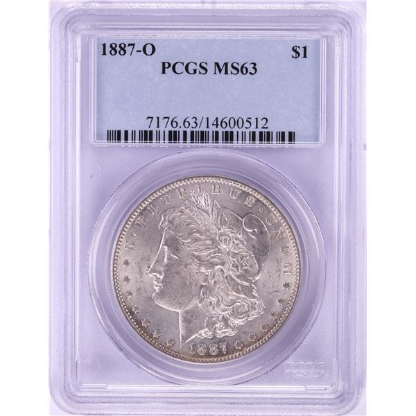 1887-O $1 Morgan Silver Dollar Coin PCGS MS63