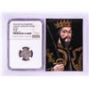 Image 1 : 1035-87 William The Conqueror Normandy Rouen Denier Coin NGC VF30 w/ Story Box