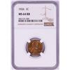 Image 1 : 1926 Lincoln Wheat Cent Coin NGC MS64RB