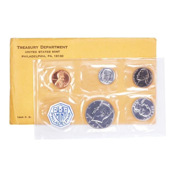 1964 (5) Coin Proof Set in Envelope