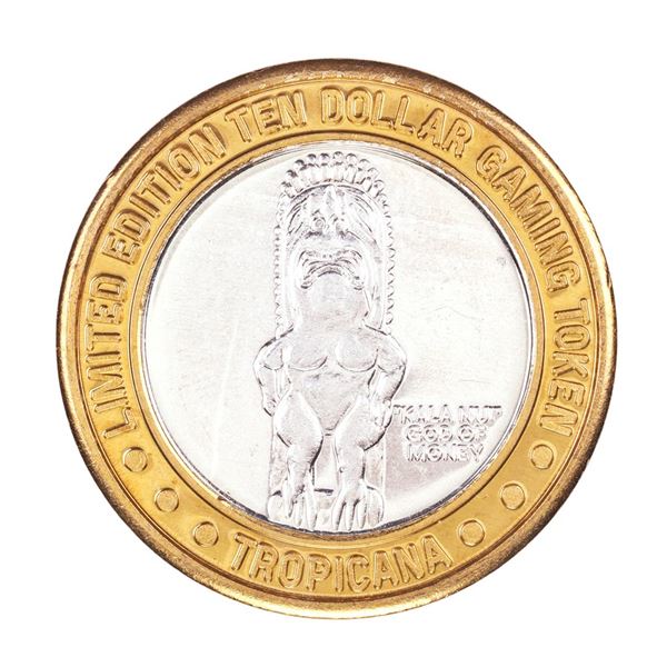 .999 Silver Tropicana Las Vegas, Nevada $10 Casino Limited Edition Gaming Token