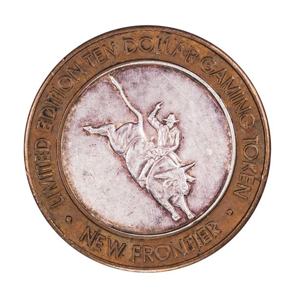 .999 Silver The New Frontier Las Vegas $10 Casino Limited Edition Gaming Token